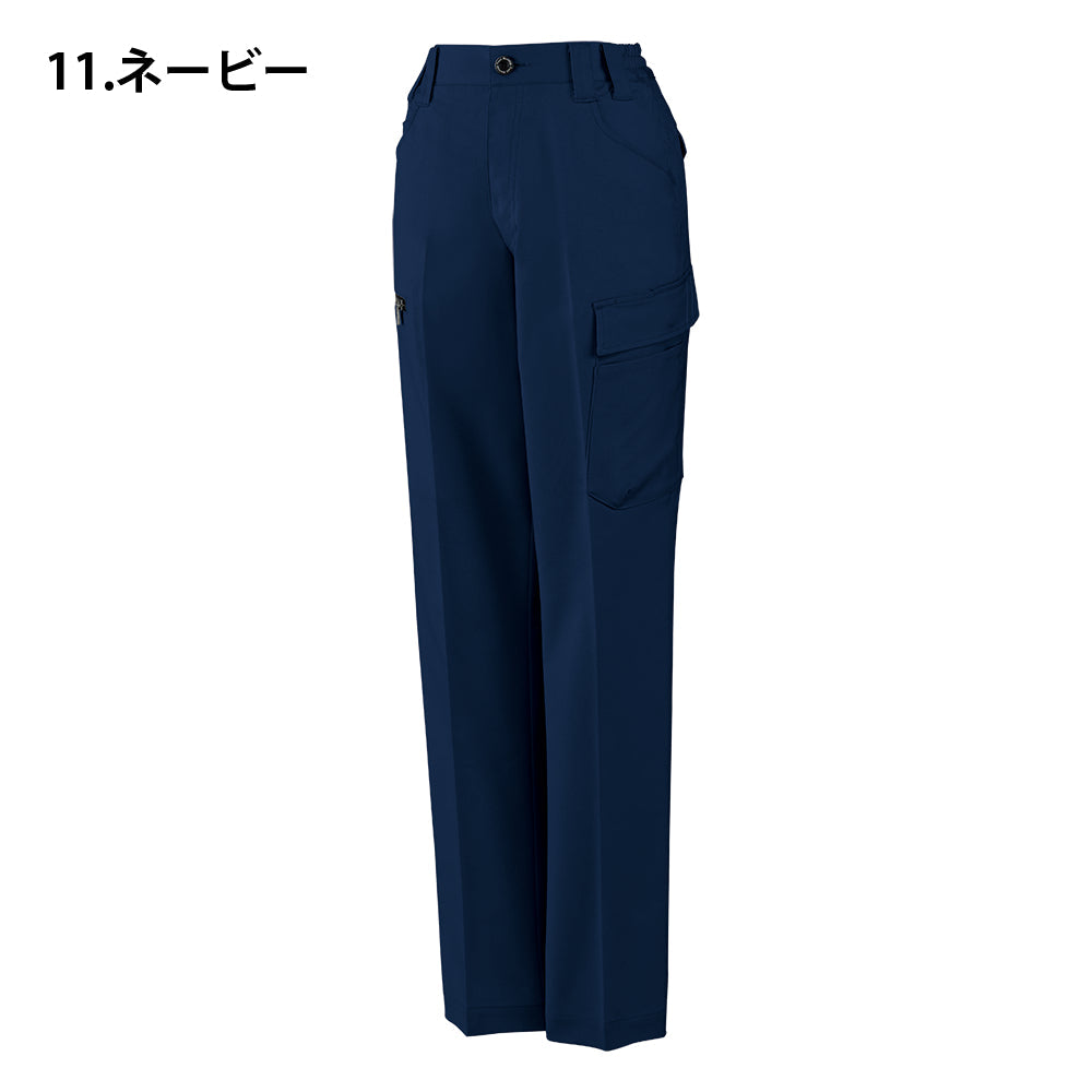 エコ製品制電ストレッチレディースカーゴパンツ 11116