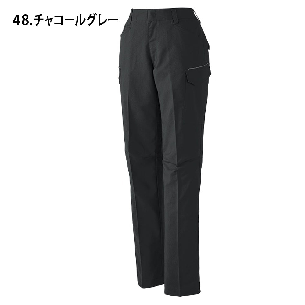 エコ製品制電ストレッチレディースカーゴパンツ(裏付) 15016
