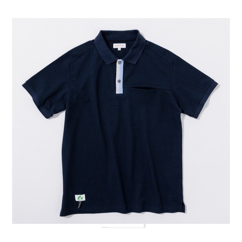 BEAMS DESIGN 半袖ポロシャツ(胸P付き) 1715-51