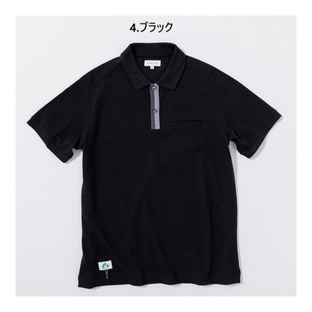 BEAMS DESIGN 半袖ポロシャツ(胸P付き) 1715-51