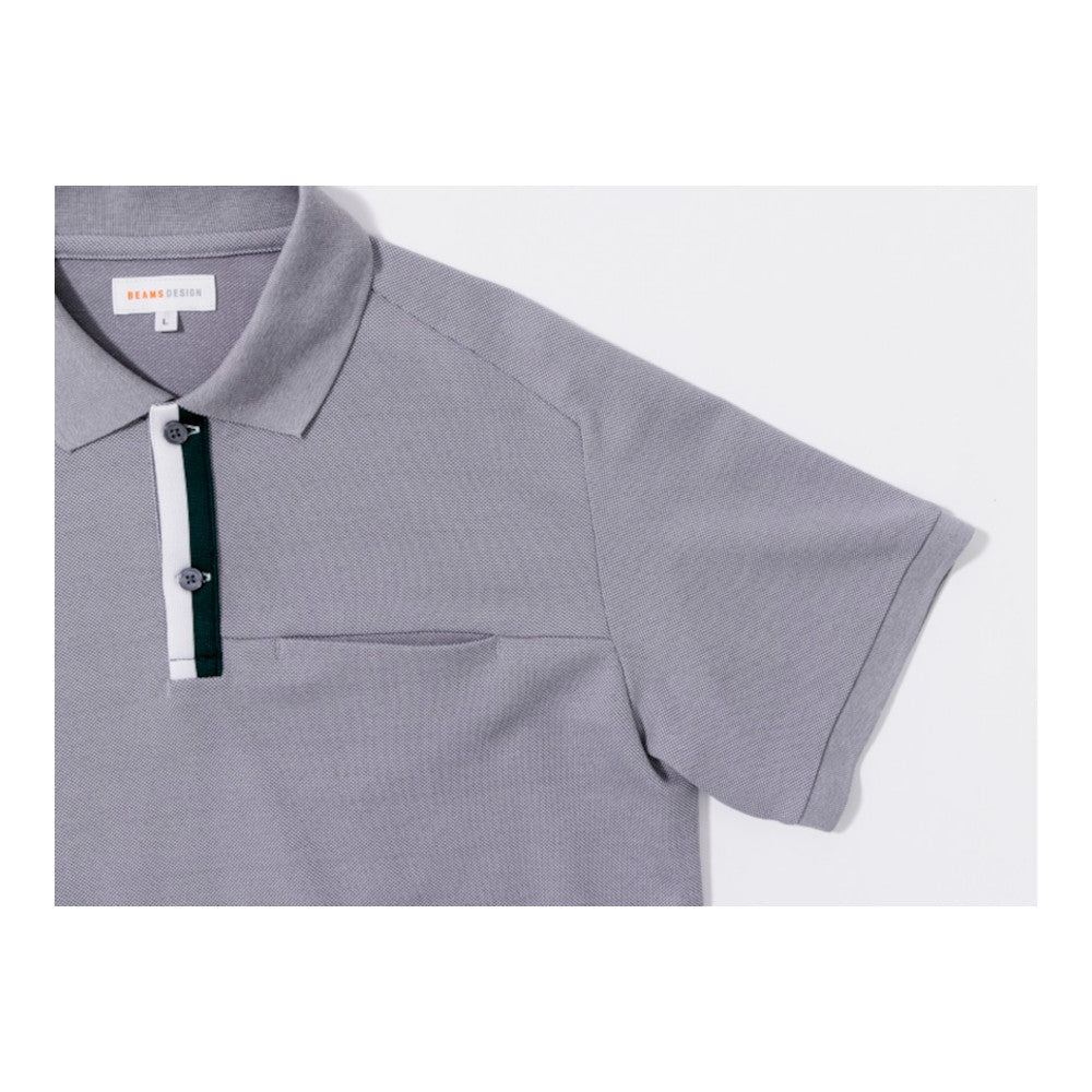 BEAMS DESIGN 半袖ポロシャツ(胸P付き) 1715-51