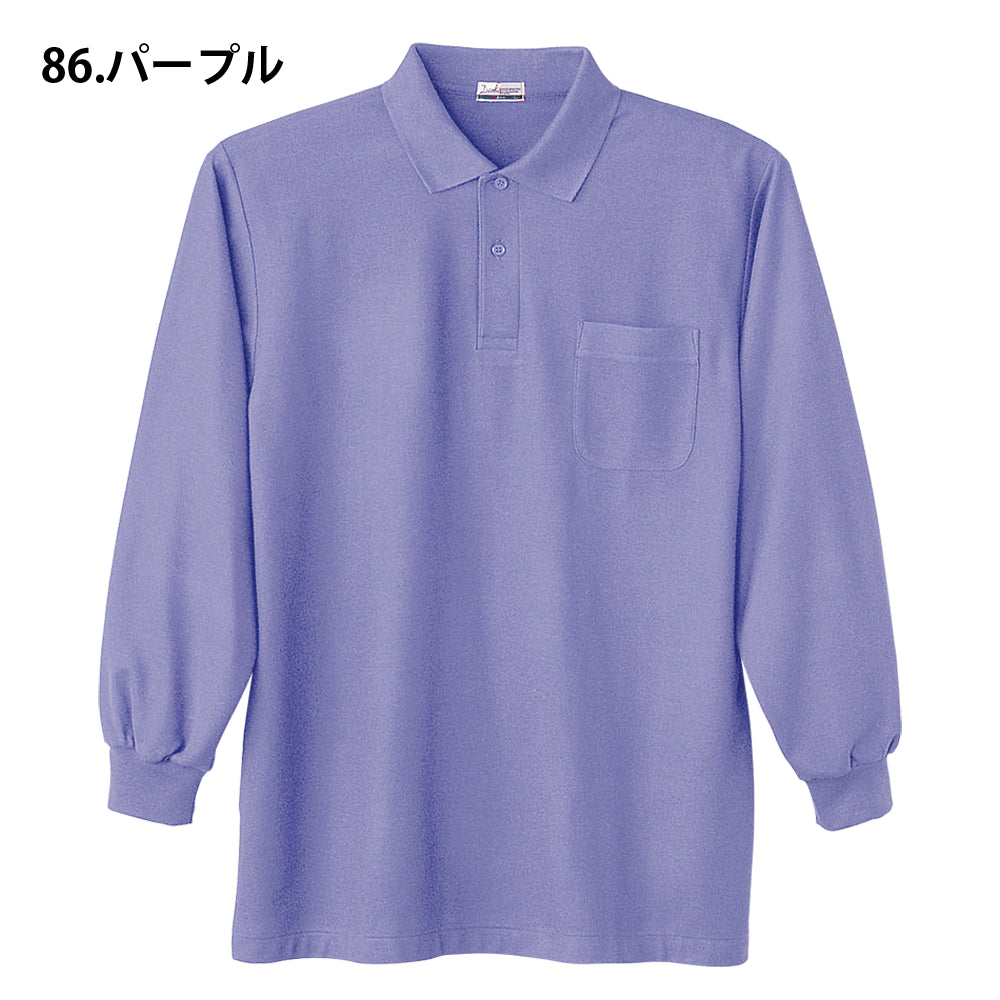長袖ポロシャツ 24434