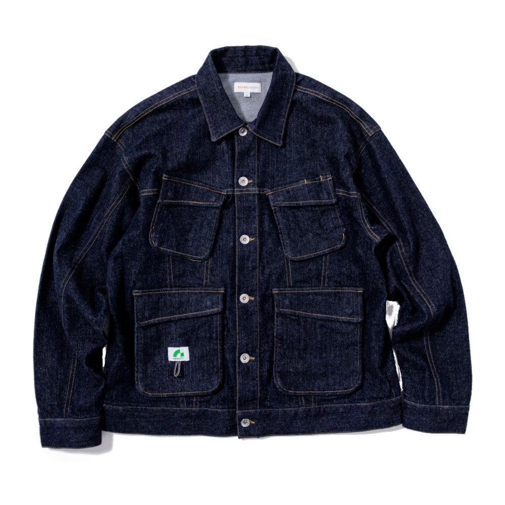 BEAMS DESIGN デニム長袖ブルゾン 2702-00