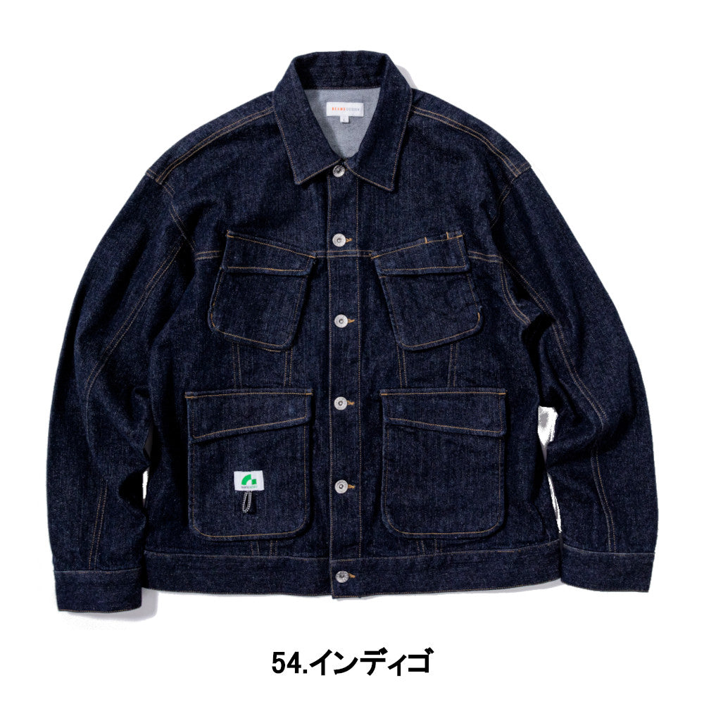 BEAMS DESIGN デニム長袖ブルゾン 2702-00