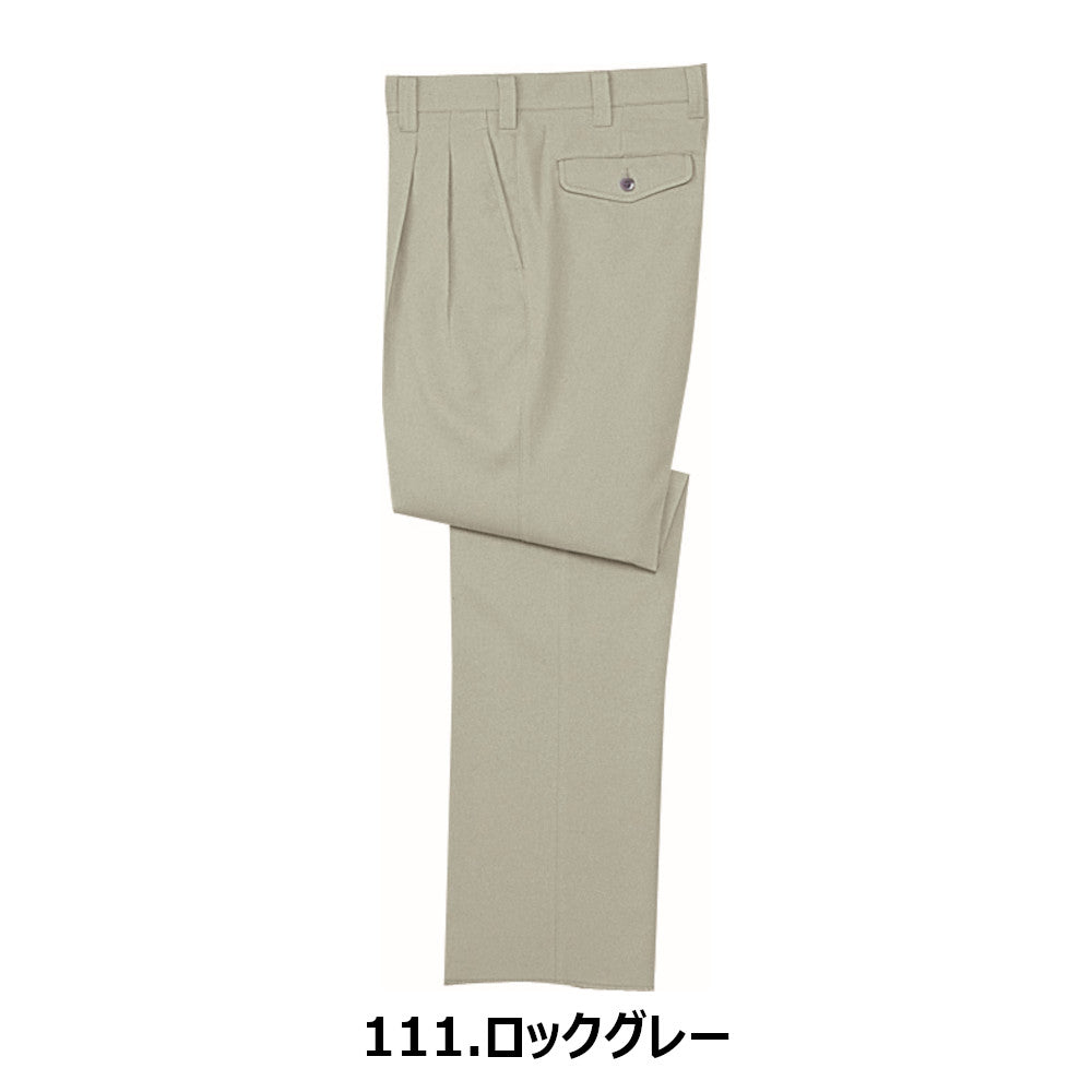ストレッチツータックパンツ 40601