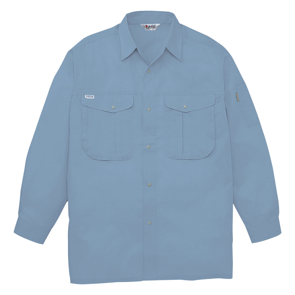 製品制電長袖シャツ 44504