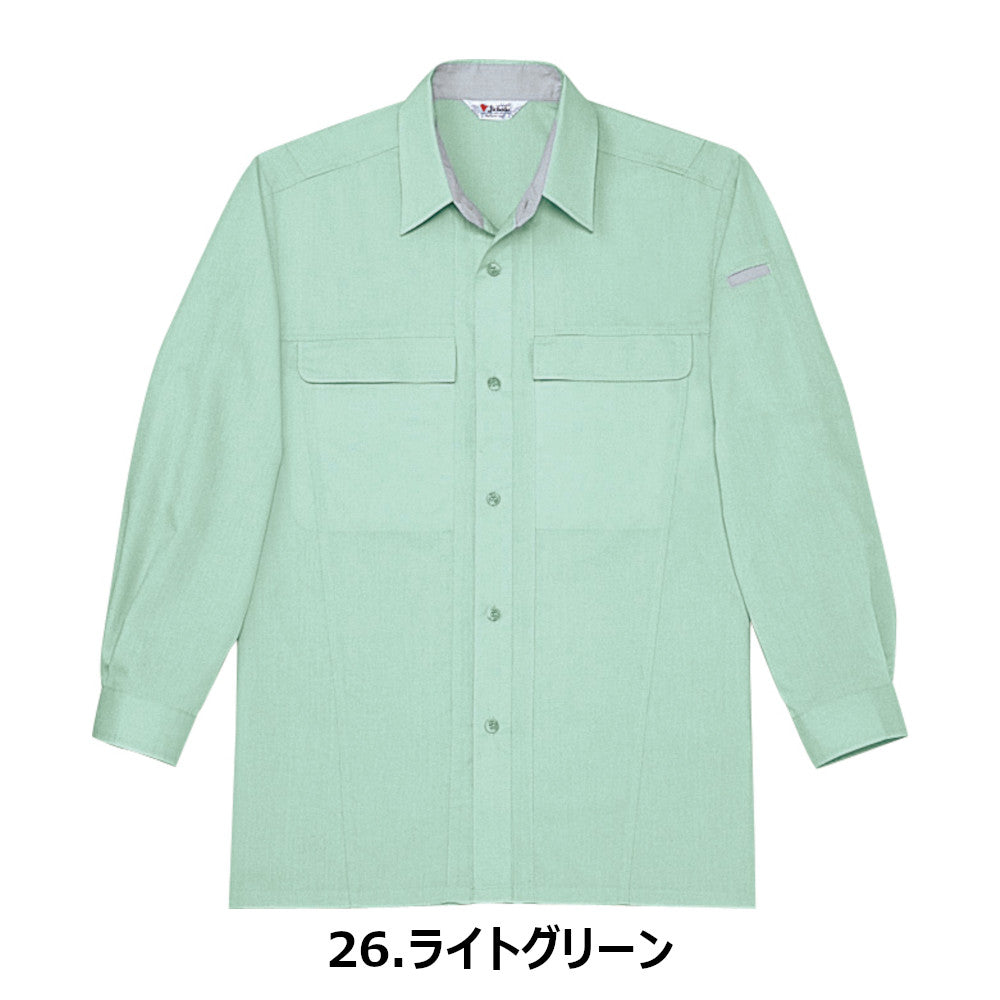 製品制電清涼長袖シャツ 45304