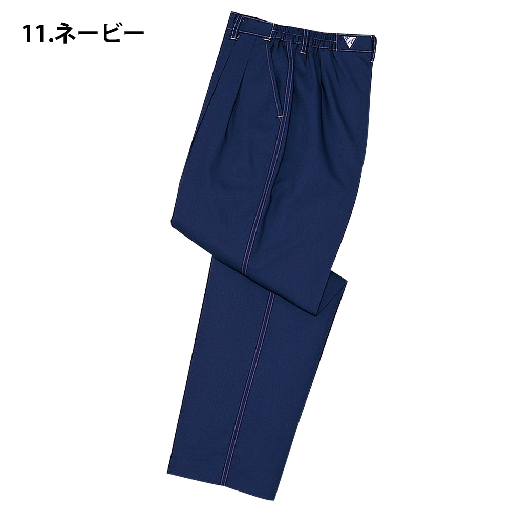 清涼レディースツータックパンツ 45406
