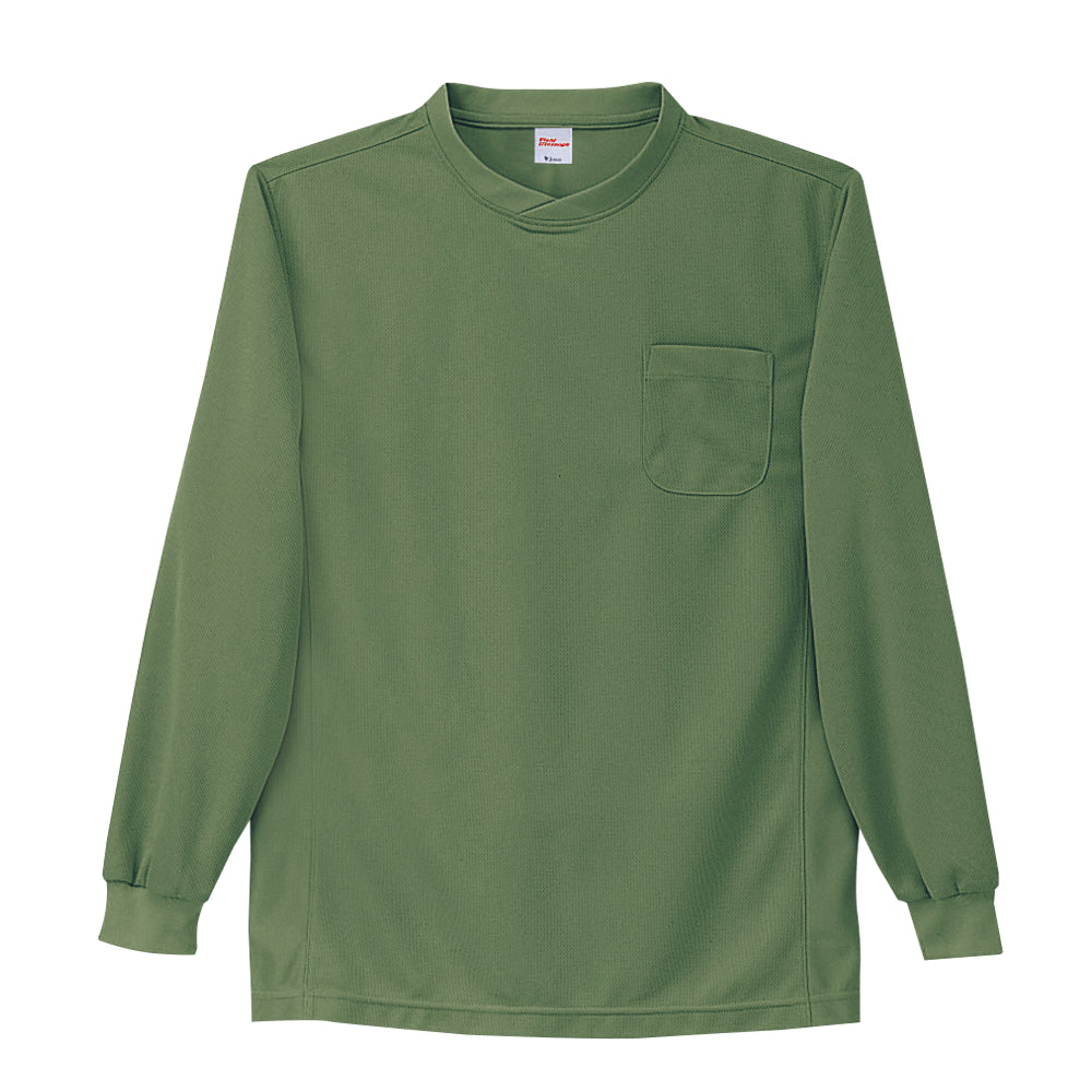 吸汗速乾長袖Tシャツ 47674
