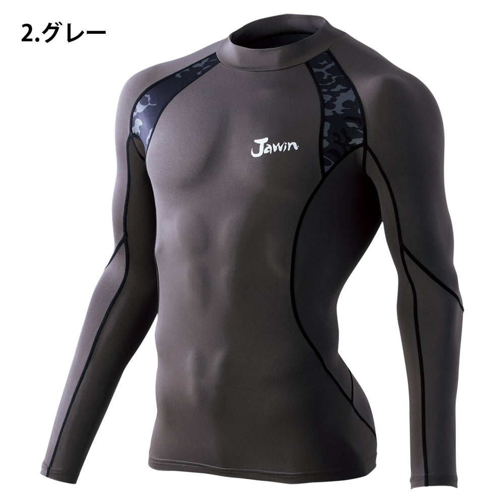 Jawin ローネックロングスリーブ 52004