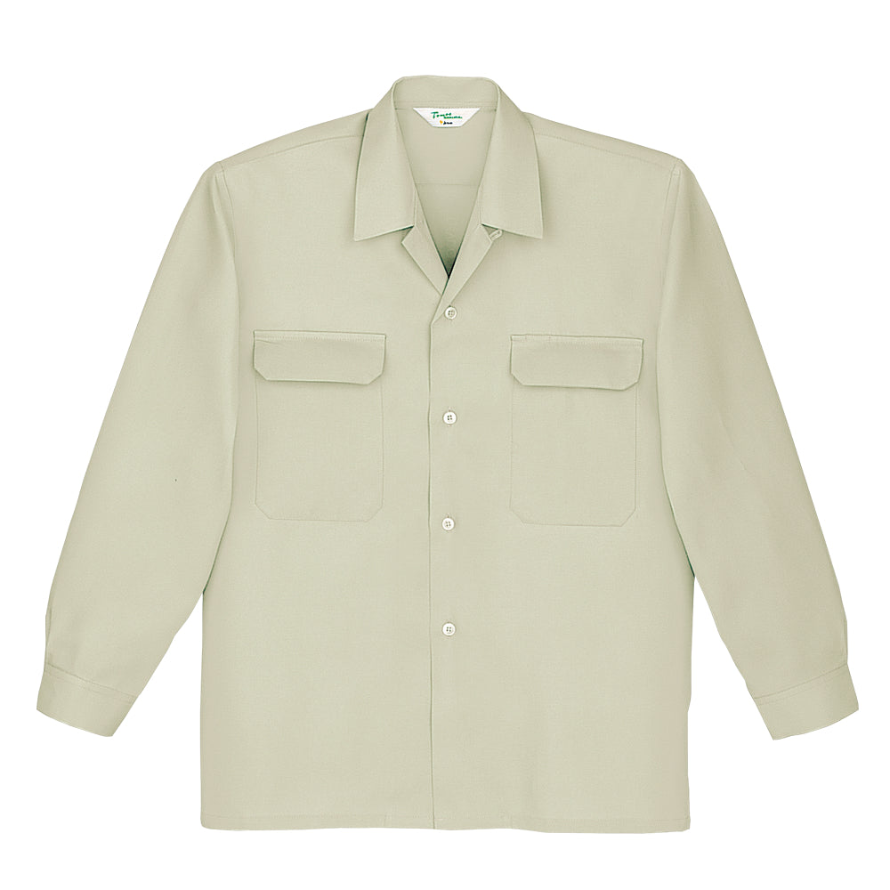 長袖オープンシャツ 7650