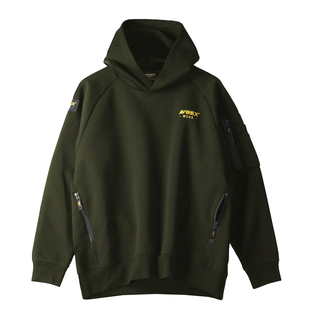 AVIREX WORK プルオーバーパーカー AV402