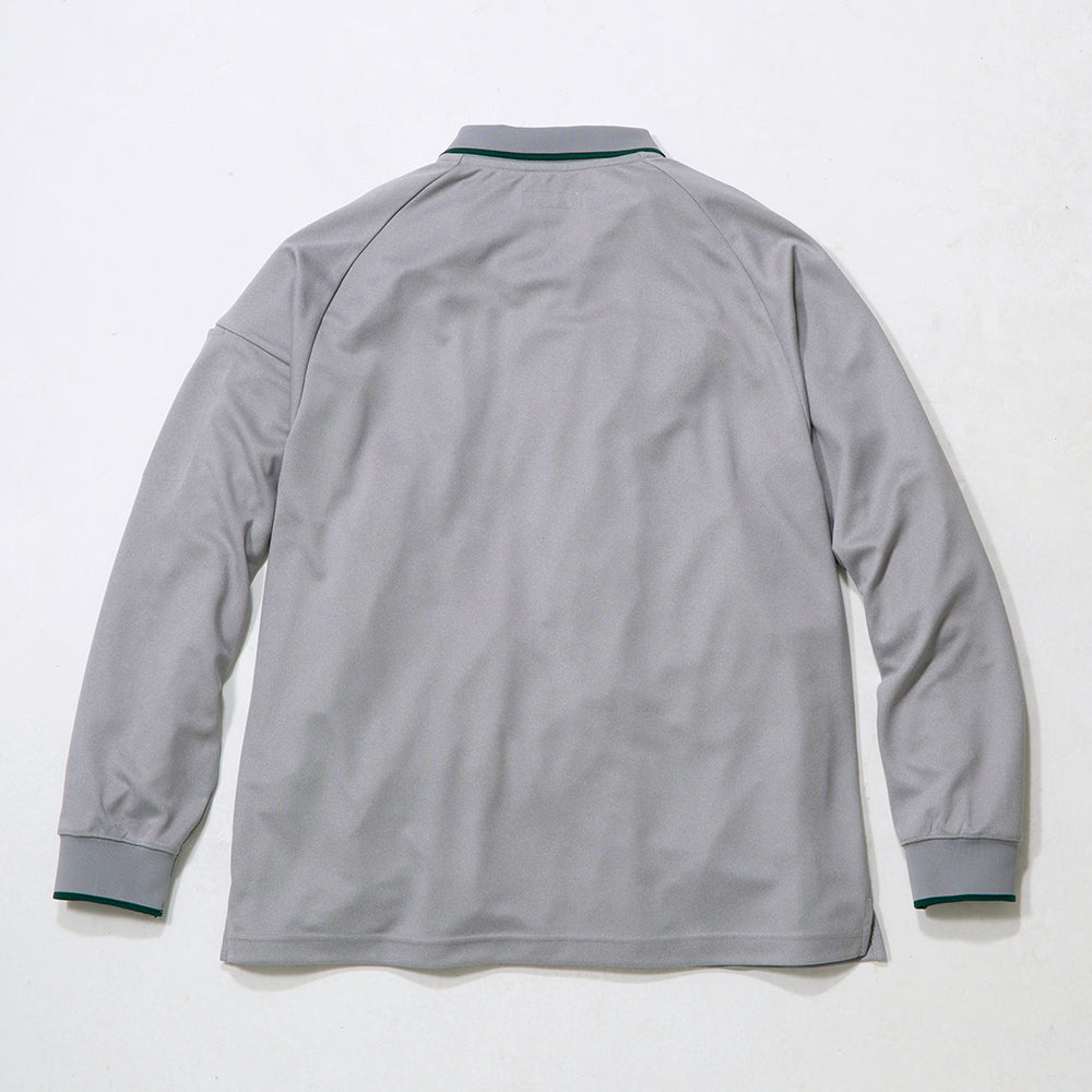 BEAMS DESIGN 長袖ハーフジップポロシャツ B7915-60