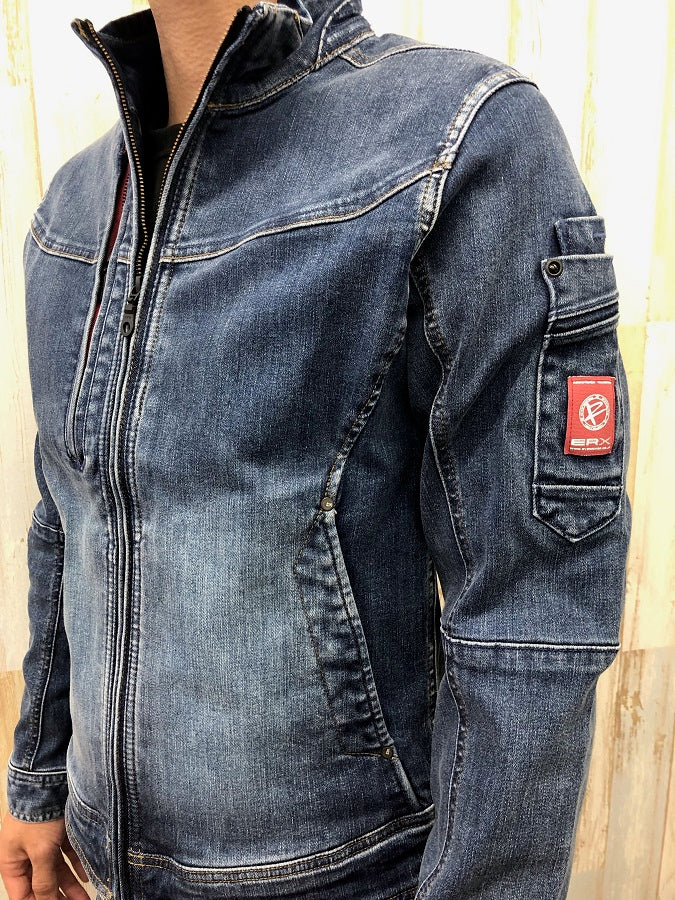SWK907 ストレッチデニムブルゾン&SWK902 カーゴパンツ アウトレット セット販売