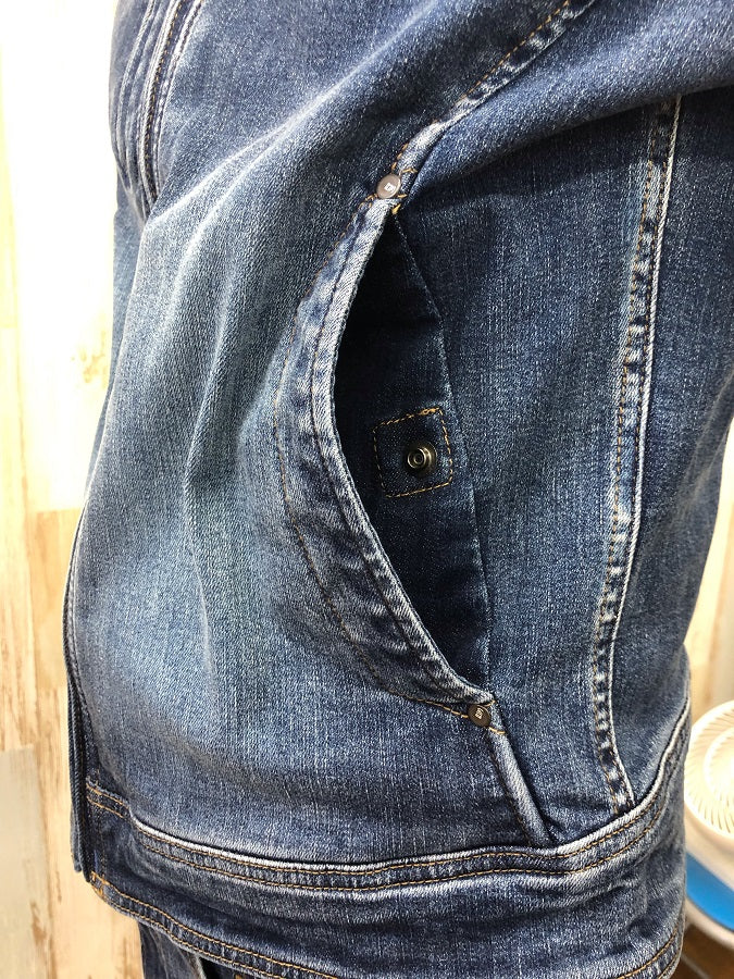 SWK907 ストレッチデニムブルゾン&SWK902 カーゴパンツ アウトレット セット販売