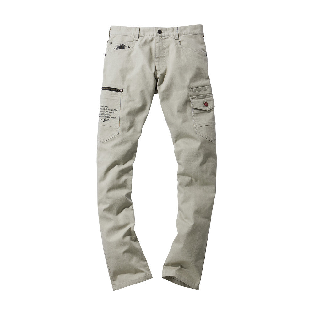 Jawin ストレッチノータックカーゴパンツ 53302