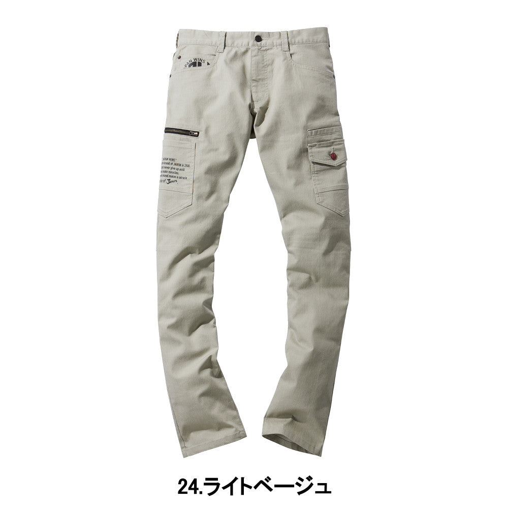 Jawin ストレッチノータックカーゴパンツ 53302