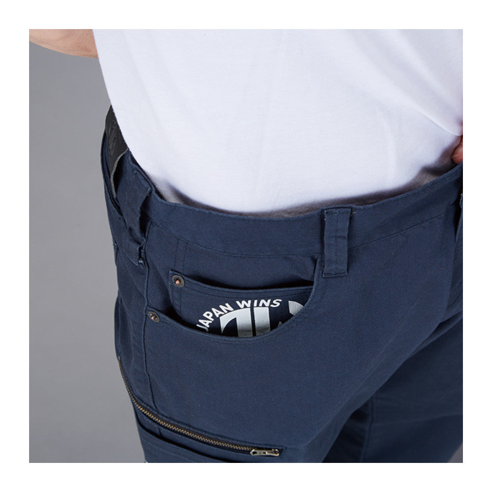 Jawin ストレッチノータックカーゴパンツ 53302