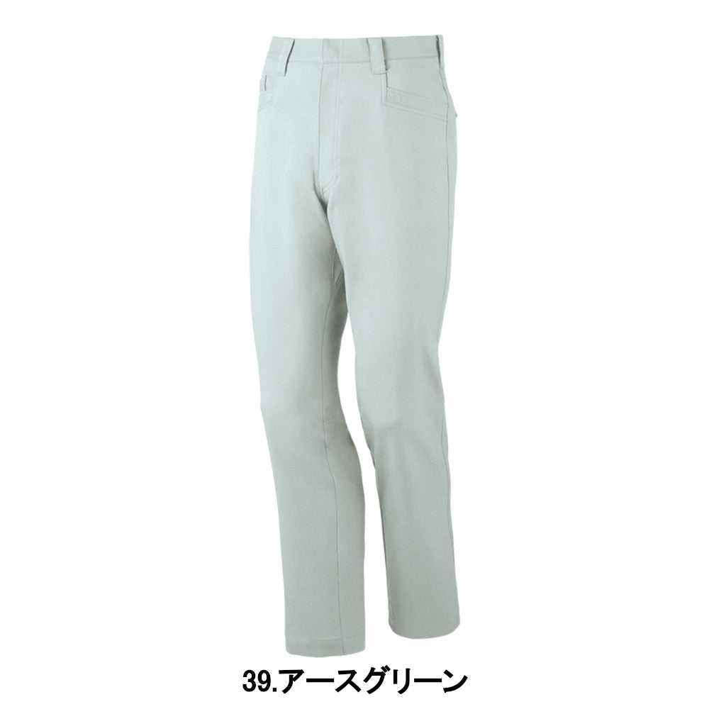 Z-DRAGON GREEN エコ製品制電ストレッチノータックパンツ 72801
