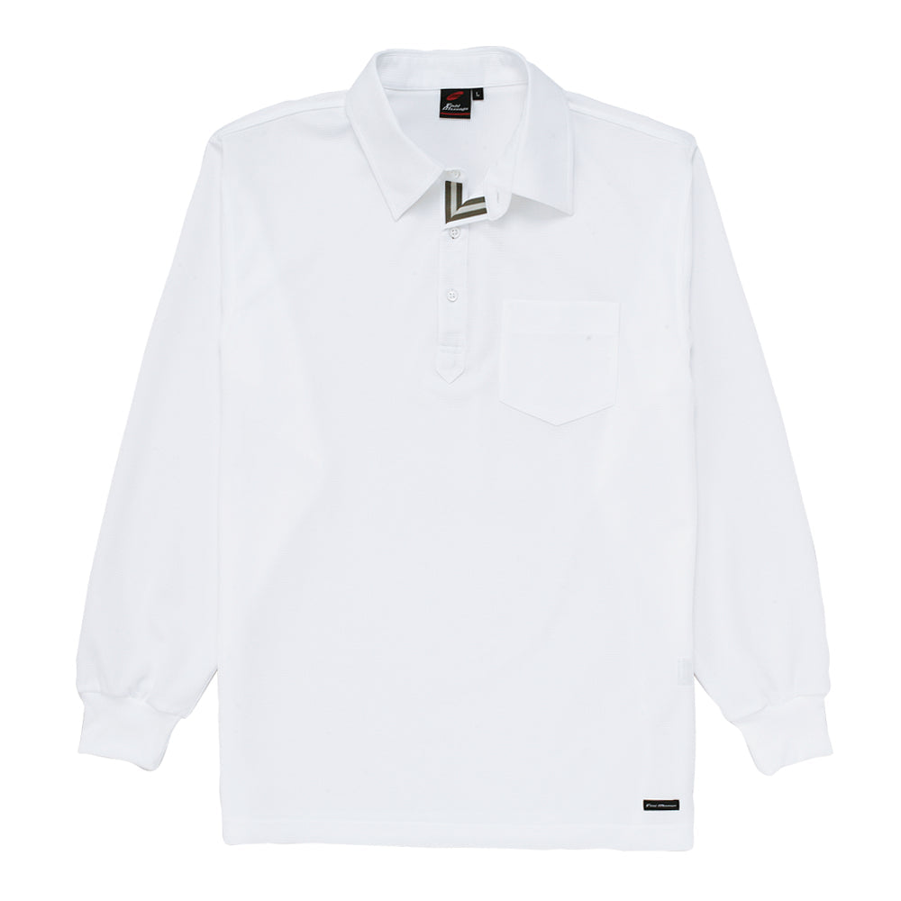 Field Message 吸汗速乾長袖ポロシャツ  85204