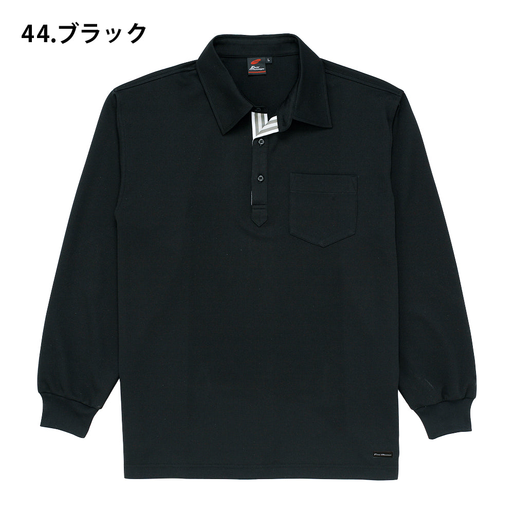 Field Message 吸汗速乾長袖ポロシャツ  85204
