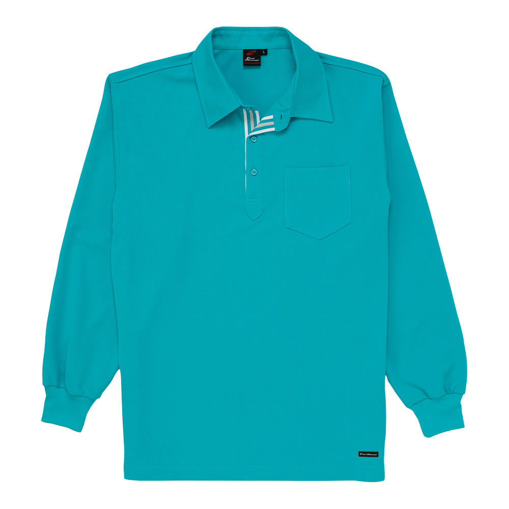 Field Message 吸汗速乾長袖ポロシャツ  85204