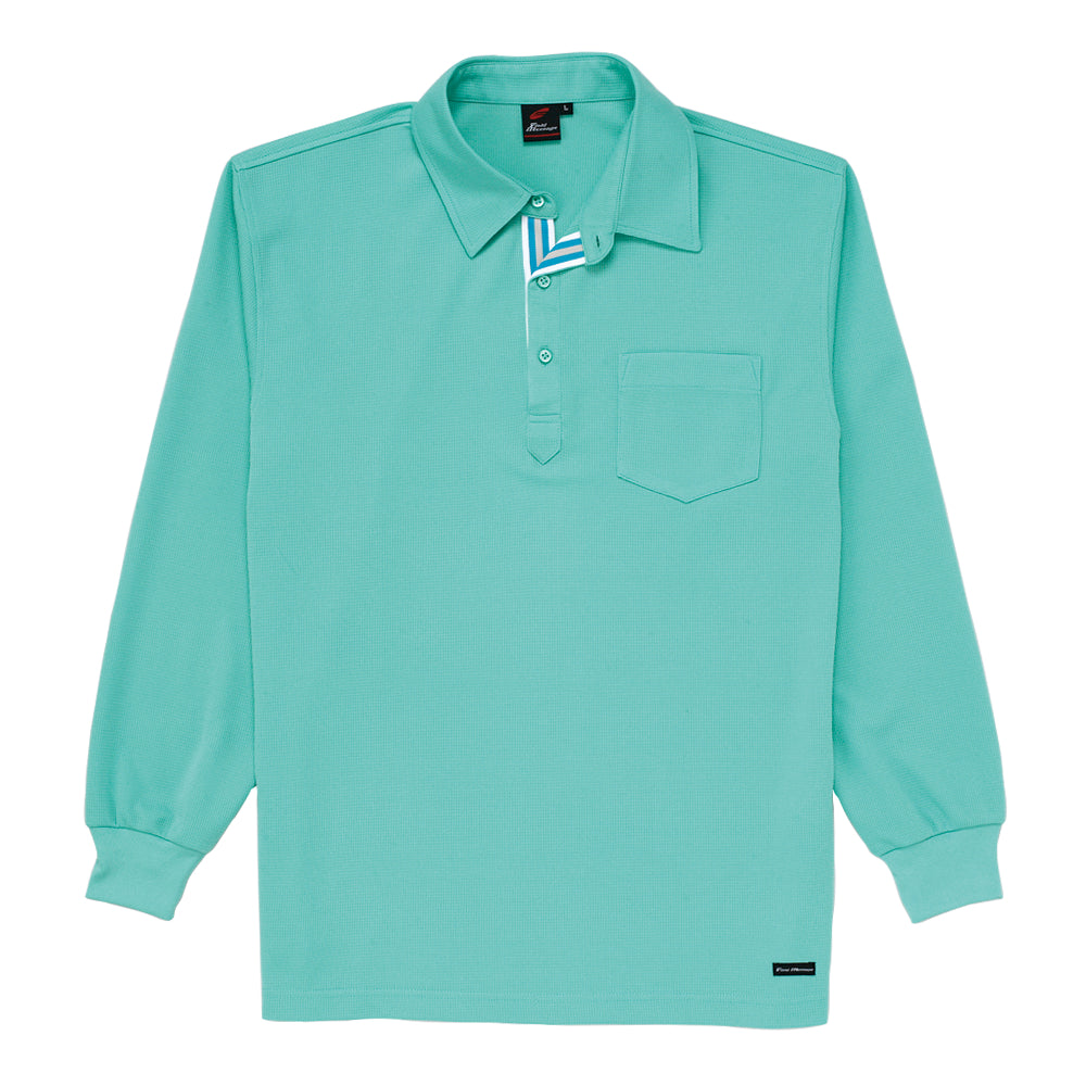 Field Message 吸汗速乾長袖ポロシャツ  85204