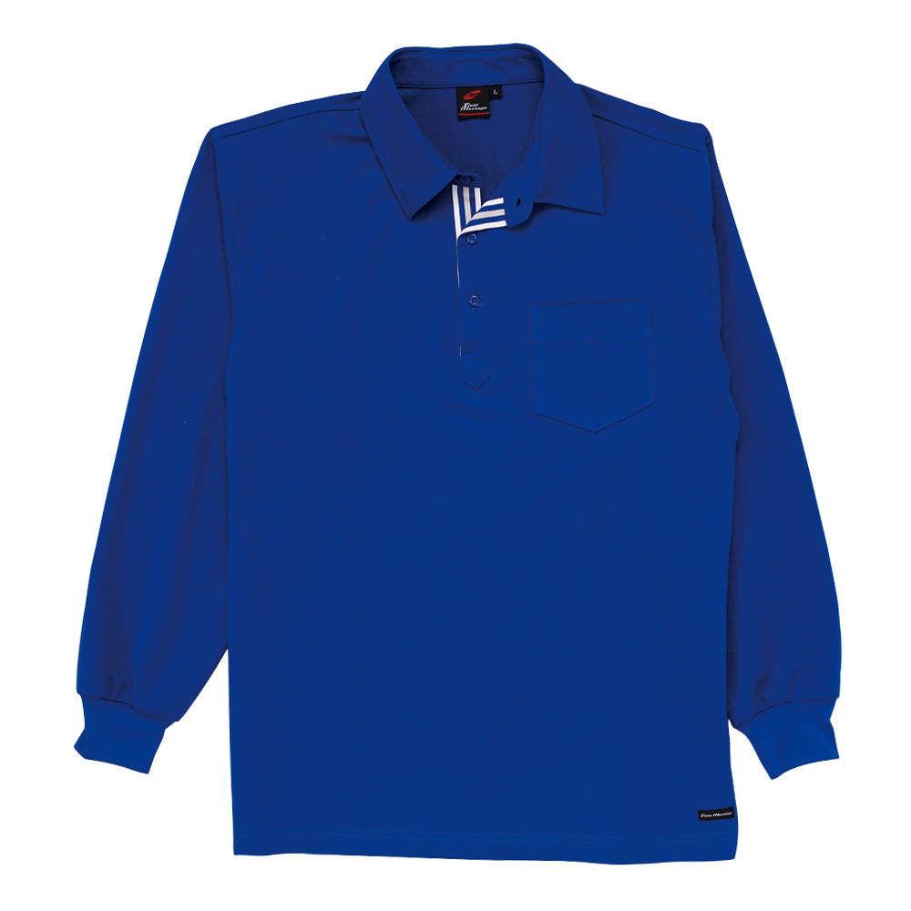 Field Message 吸汗速乾長袖ポロシャツ  85204