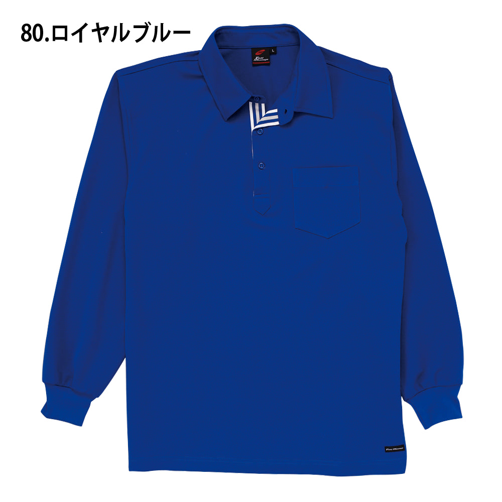 Field Message 吸汗速乾長袖ポロシャツ  85204