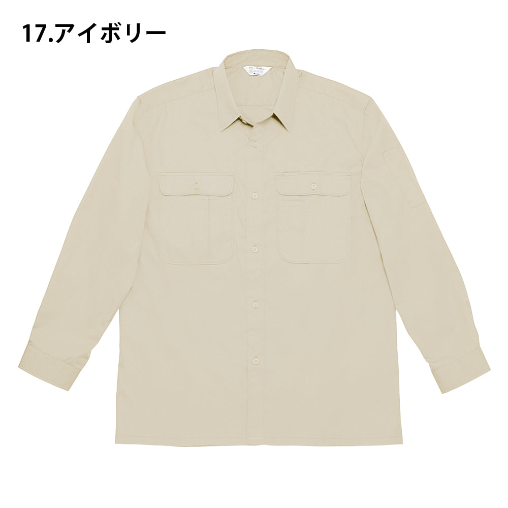【TomoeSAKURA】製品制電長袖シャツ 1065