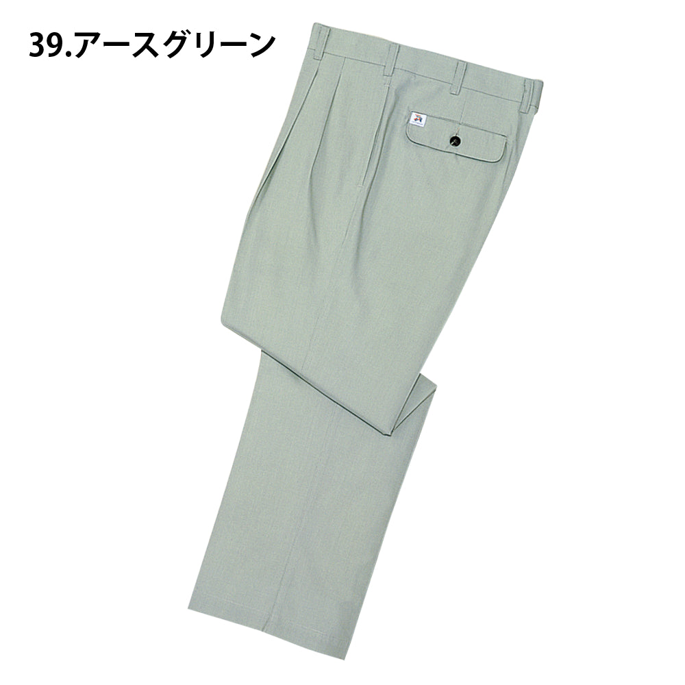 抗菌防臭ツータックパンツ  118