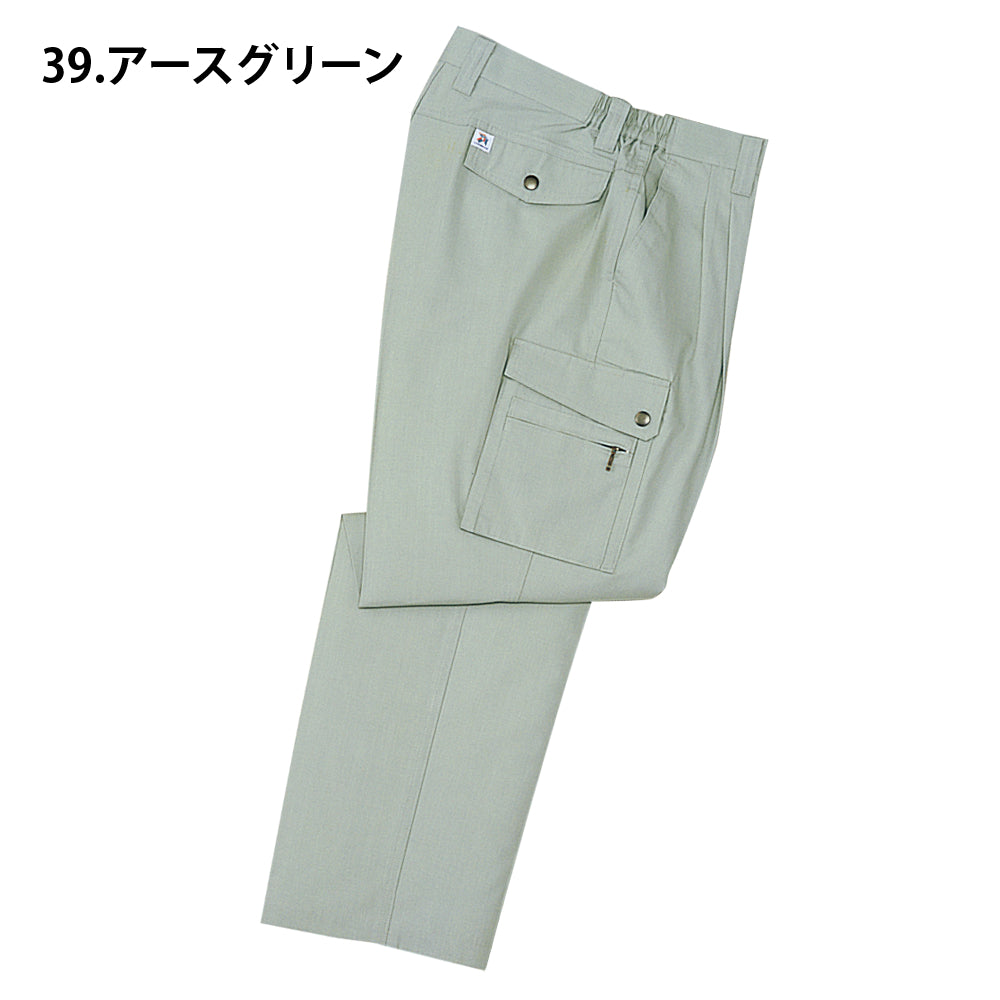 抗菌防臭ツータックカーゴパンツ  128