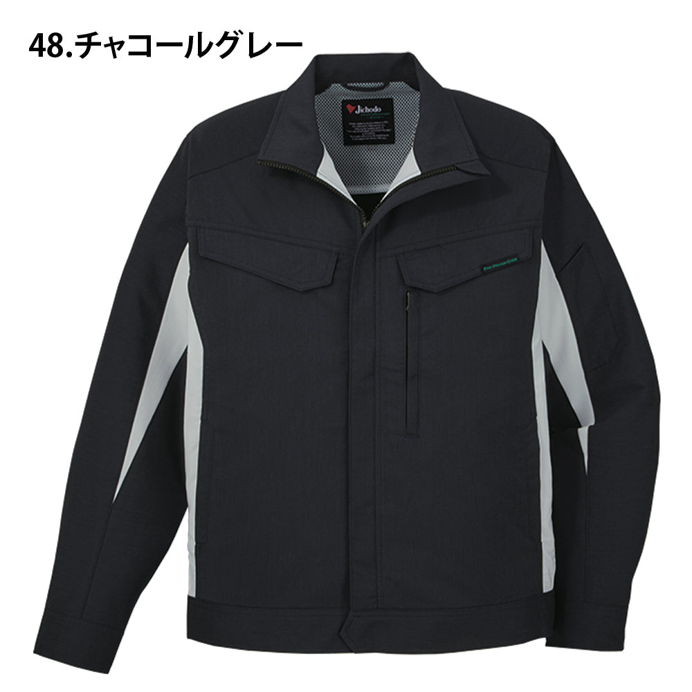 エコ製品制電ストレッチ長袖ジャンパー 15000