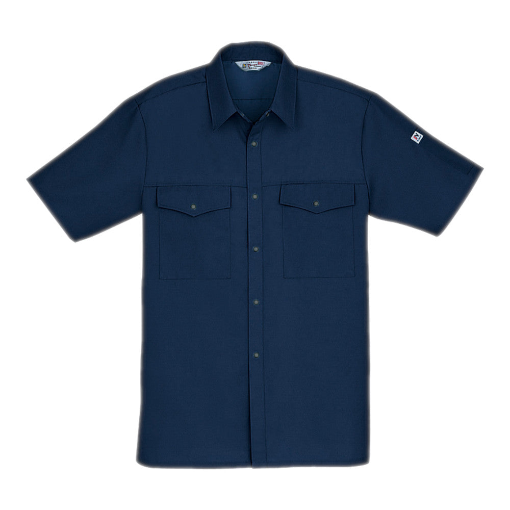 製品制電ストレッチ半袖シャツ 1766