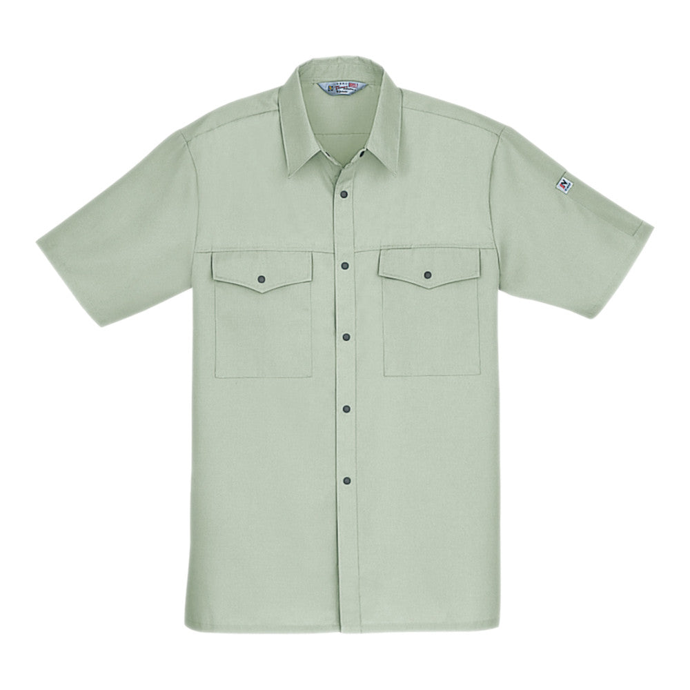 製品制電ストレッチ半袖シャツ 1766