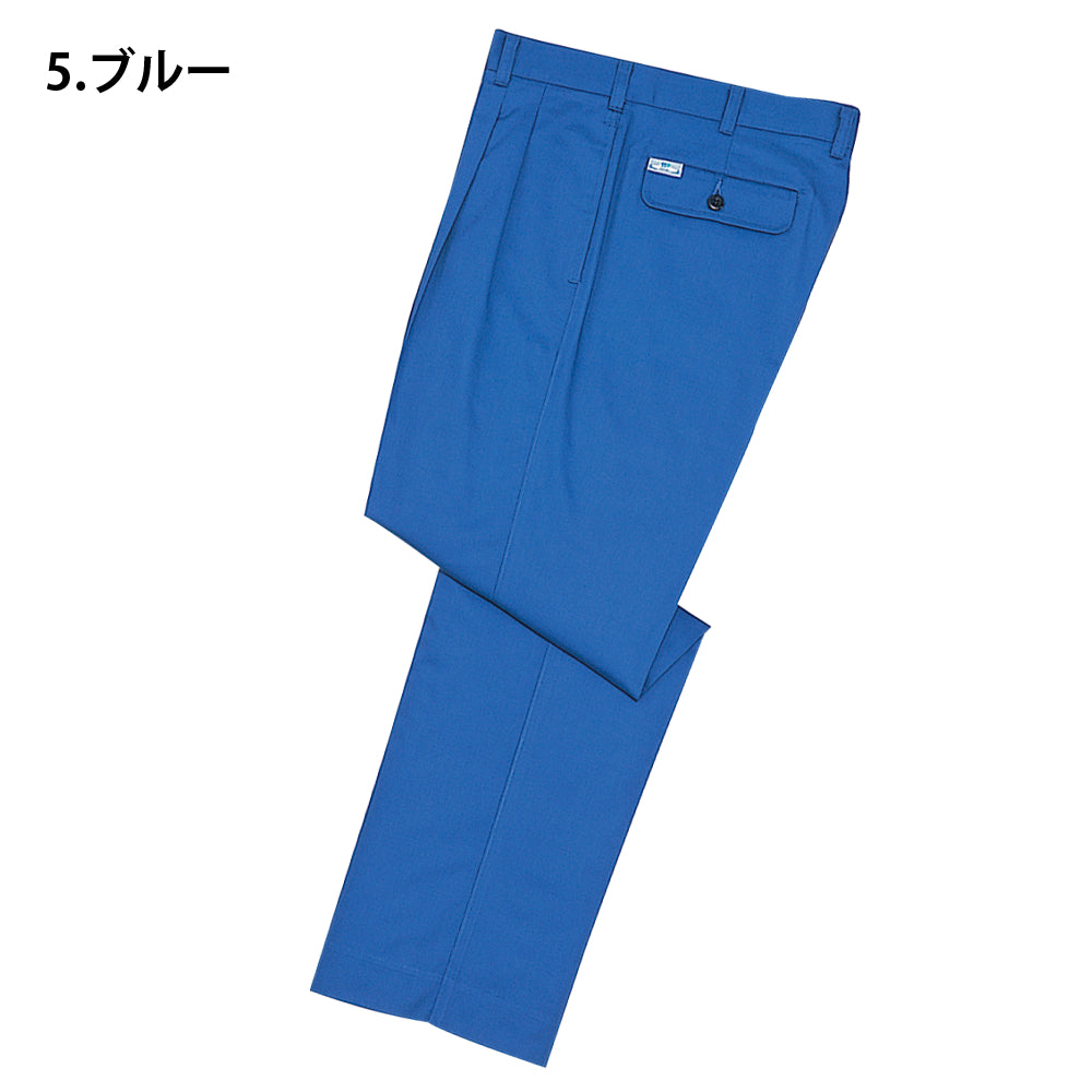 形態安定ツータックパンツ  34101