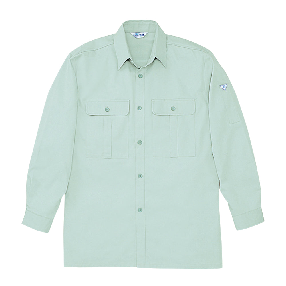 形態安定長袖シャツ  34104