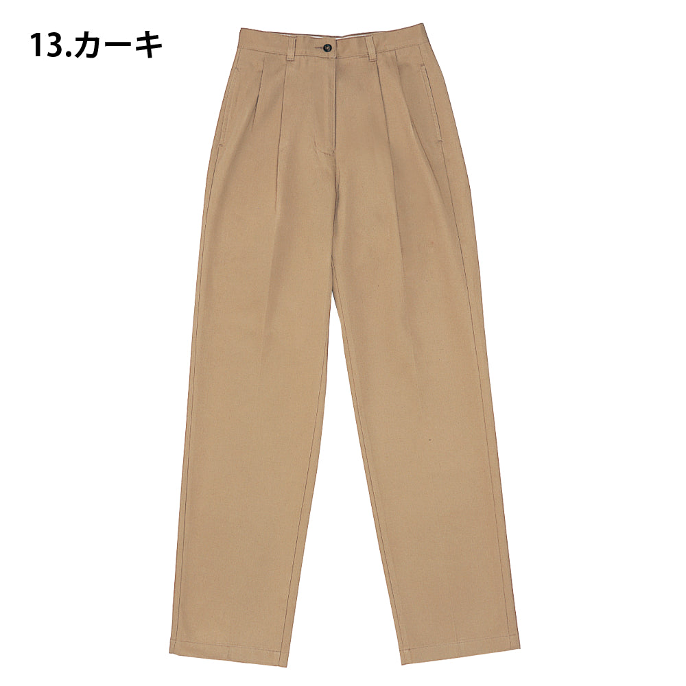 レディースツータックパンツ 42206