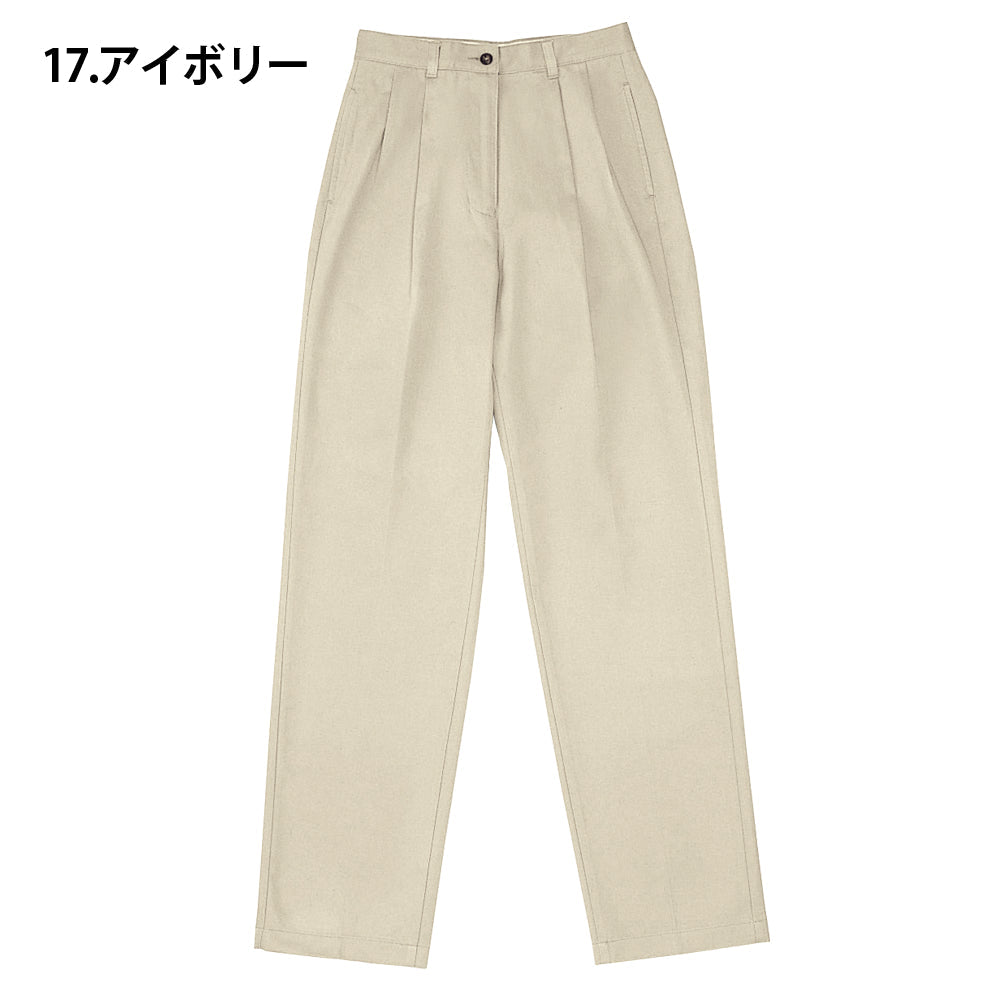 レディースツータックパンツ 42206