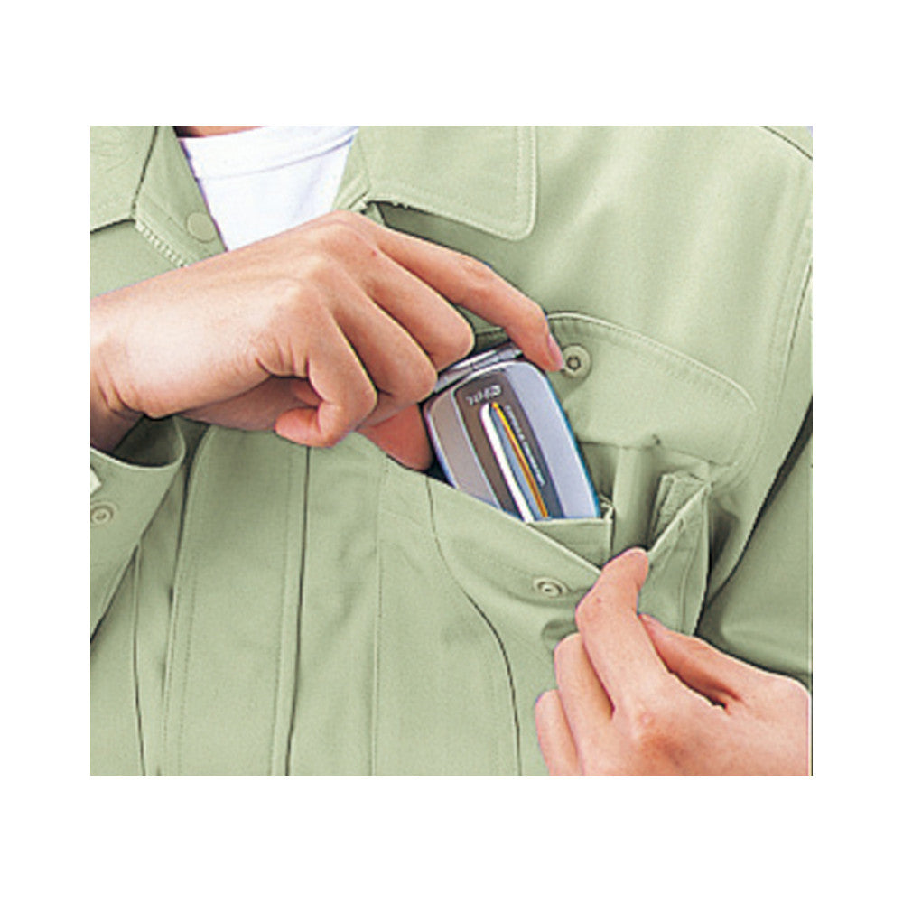 エコ製品制電半袖シャツ 44314