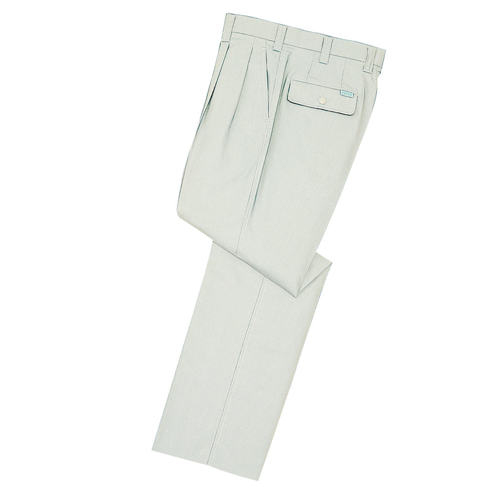 製品制電ストレッチツータックパンツ  44501