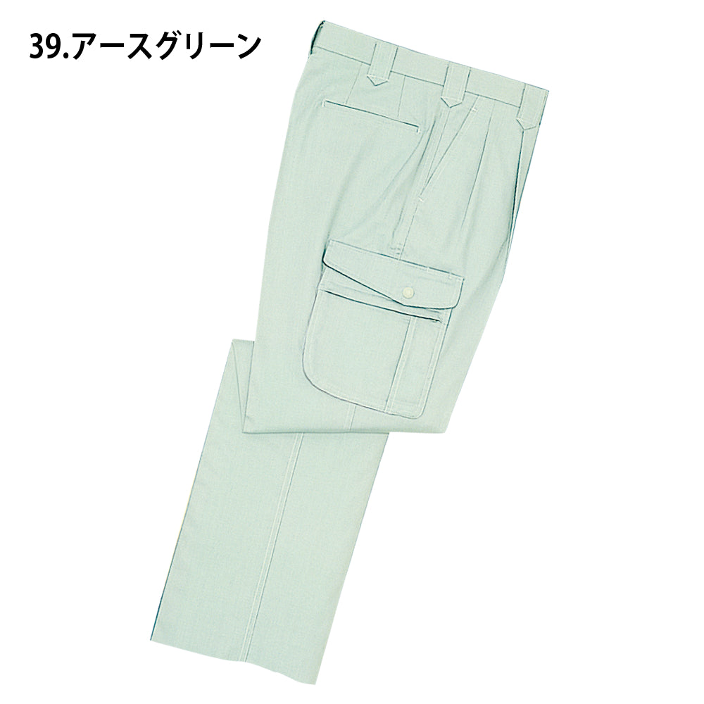 製品制電ストレッチツータックカーゴパンツ  44502