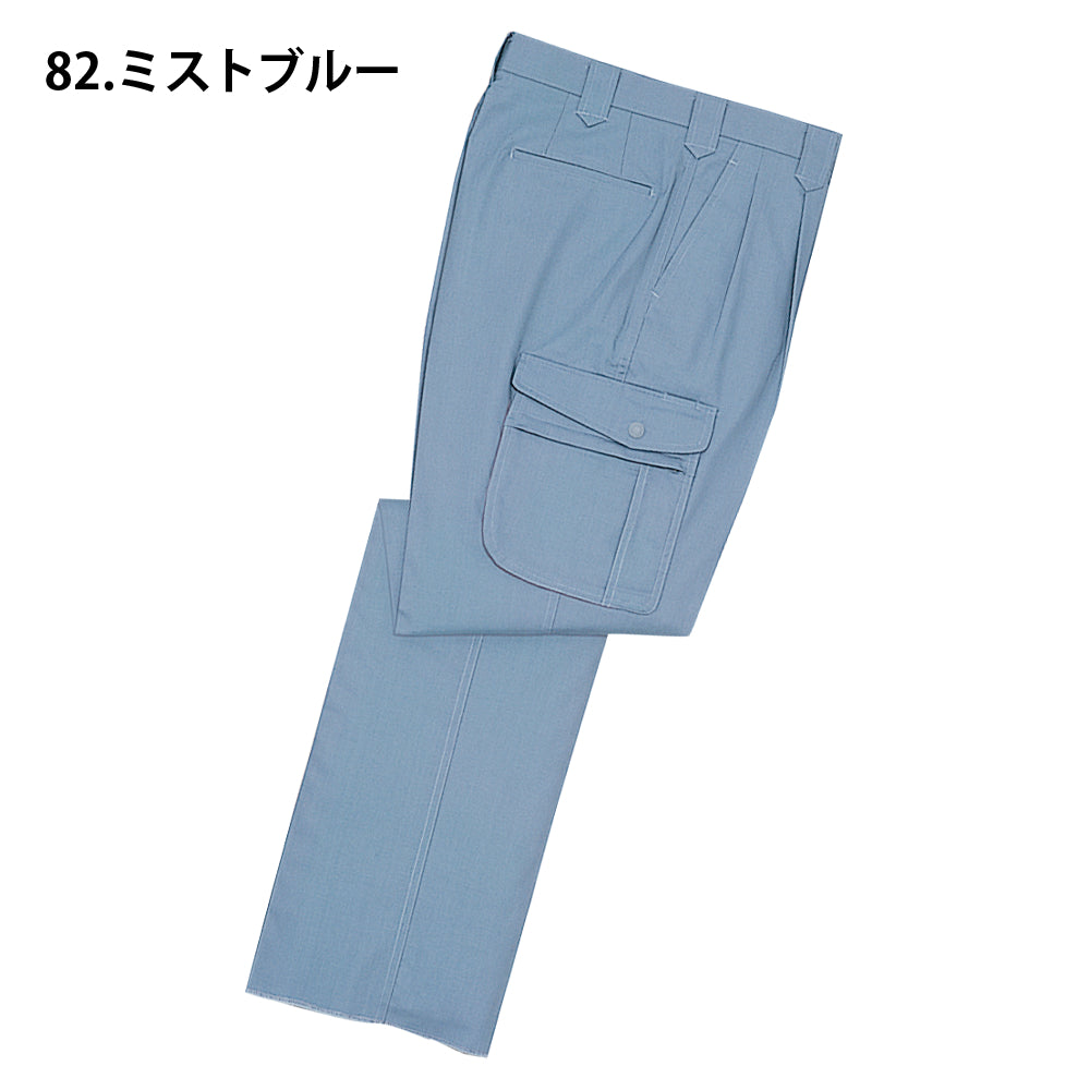 製品制電ストレッチツータックカーゴパンツ  44502