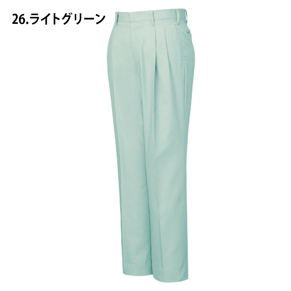 製品制電清涼ツータックパンツ 45301