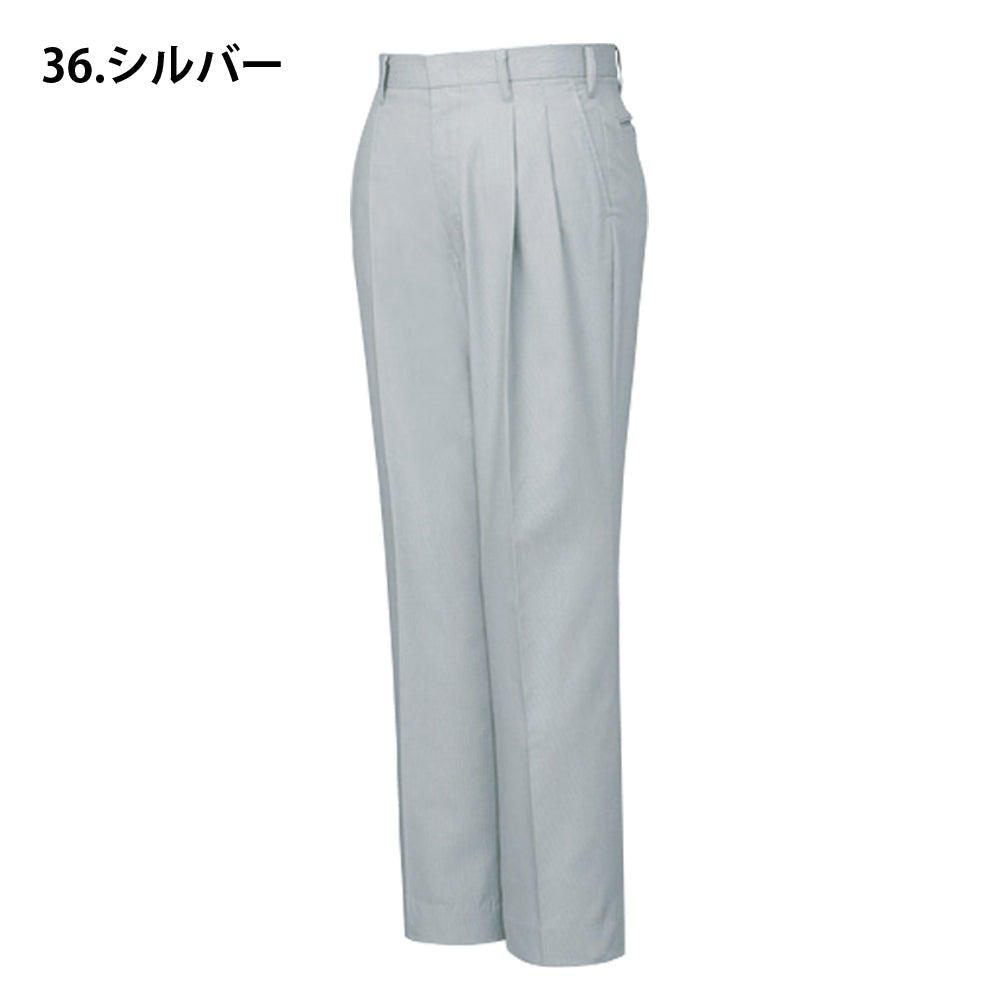 製品制電清涼ツータックパンツ 45301