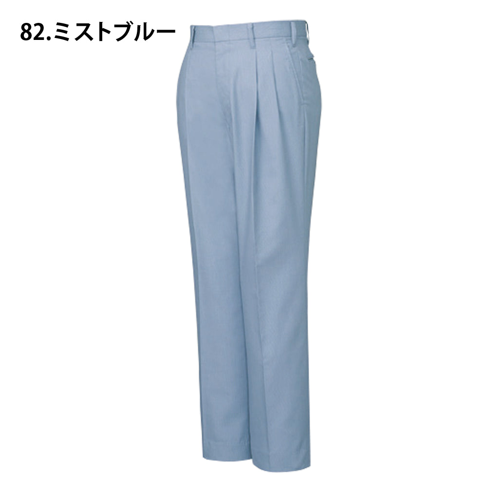 製品制電清涼ツータックパンツ 45301