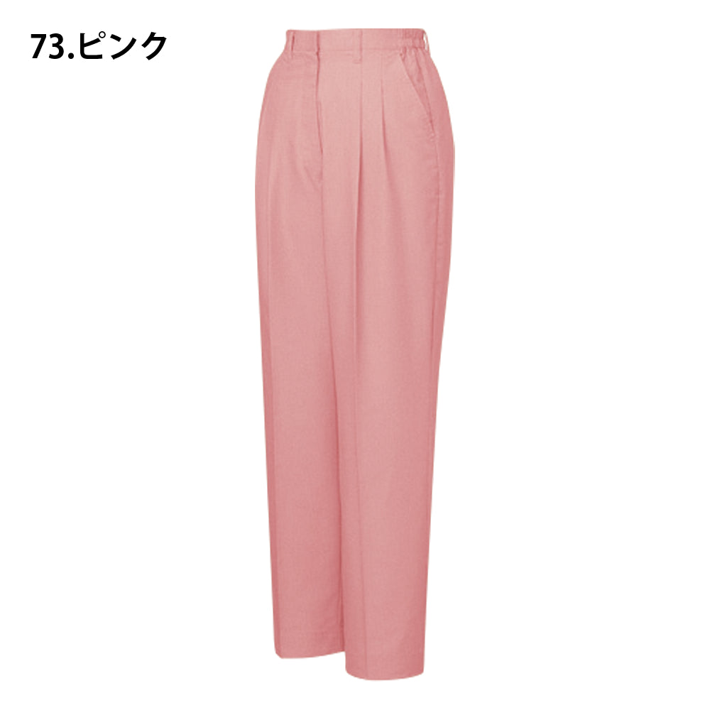 製品制電清涼レディースツータックパンツ(裏付) 45306