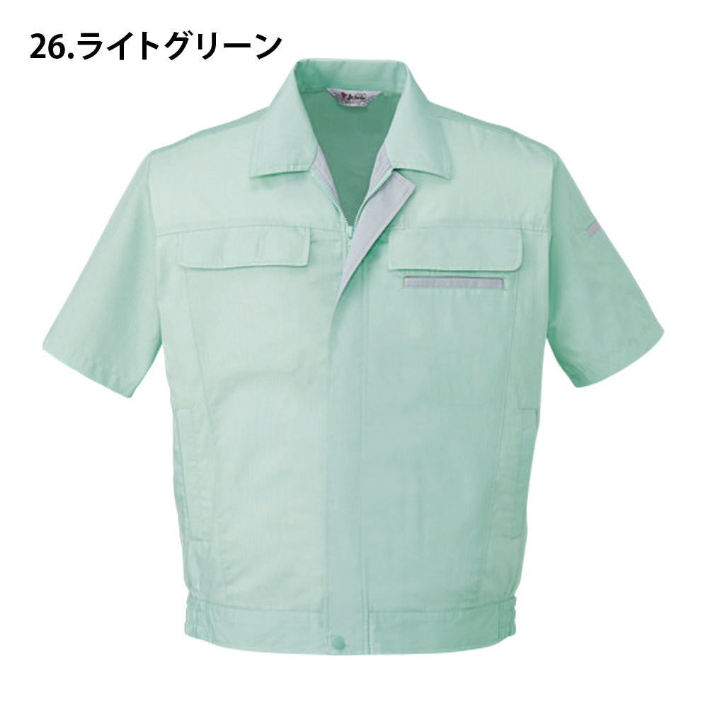 製品制電清涼半袖ブルゾン 45310