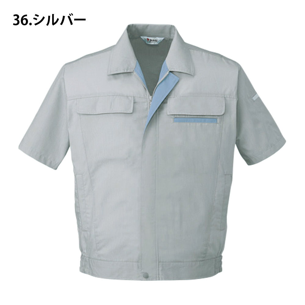 製品制電清涼半袖ブルゾン 45310