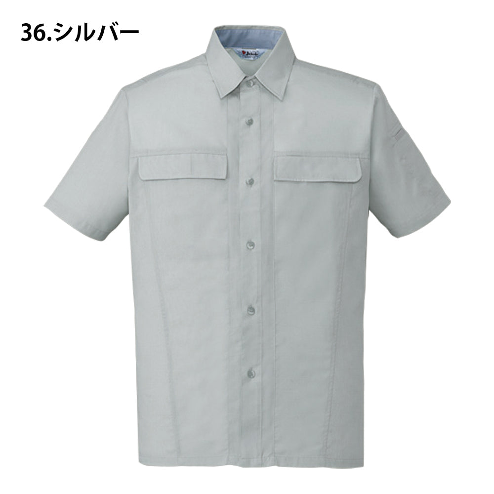 製品制電清涼半袖シャツ 45314